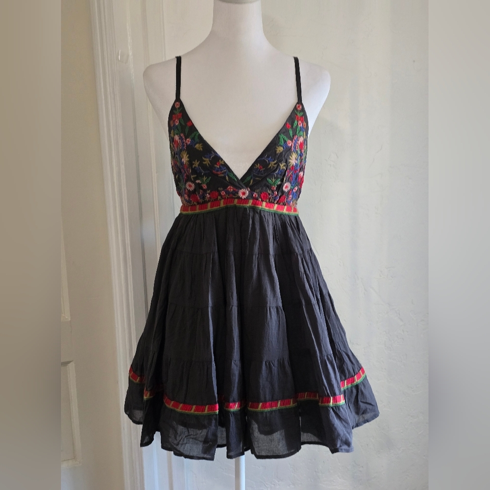 NEW Raga Embroidered Mini Dress - Picture 3 of 8